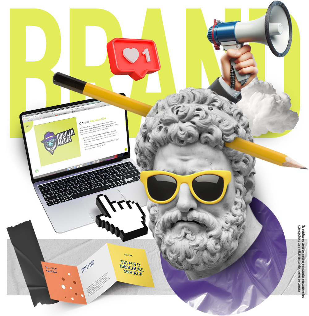 Ejemplo de trabajo de branding realizado por Gorilla Media